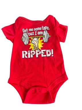Hanna Barbera New Flinstones Bam Bam graphic one piece size 3 months retro